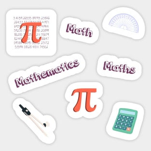 Mathematics Sticker Pack Sticker